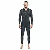 Dainese Dry Suit, Motorradunterwäsche Unteranzug Atmungsaktiv, Herren, Schwarz/Blau, L