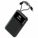 Kuulaa Powerbank 10000mAh schnellladefunktion 22.5W, USB C Power Bank Klein Aber Stark Externer handyakkus QC3.0 Schnelles Aufladen akkupack Kompatibel mit iPhone, Samsung, Huawei, Switch usw