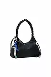 Desigual Schultertasche Montville Half Logo Shoulder Bag Black schwarz