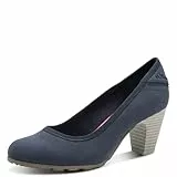 s.Oliver Damen Pumps mit Blockabsatz Bequem, Blau (Navy), 39 EU