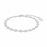 s.Oliver Armband 925 Sterling Silber/Edelstahl für Damen, Armschmuck, Motiv, Kommt in Schmuck Geschenk Box