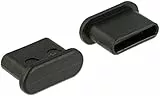 DeLOCK Staubschutz für USB Type-C Buchse ohne Griff 10 Stück schwarz