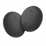 VINGNUT Ultra Leichter Mini Bluetooth Tracker, IP67 Wasserdicht, Schlüssel-/Koffer-/Handgepäck-Finder, Kompatibel mit Find My App (iOS), Austauschbare Batterie, 2er-Pack, Schwarz