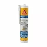 Sika - Sanitär Silikon - Sikasil C - Weiß - Zum Verfugen & Abdichten – Bad & Küche – Wasserdicht – Schimmelresistent – Geruchsarm – 300 ml
