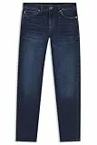 BOSS Herren Maine BC-L-C Maine Regular-Fit Jeans aus dunkelblauem Stretch-Denim Dunkelblau 33/34
