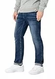 Timezone Herren Jeans Regular JACKTZ - Regular Fit - Blau - Bright Navy Wash, Größe:34W / 32L, Farbe:Bright Navy Wash 3137