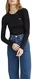 Levi's Damen Long-Sleeve Baby Tee Caviar S