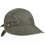 Mayser Angelina Visor Cap Baumwolle UV-Schutz Made in EU Damen Sommer Oliv One Size