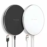 Flintronic Kabelloses Ladepad Pad, 15W Wireless Charger, Wireless Charger Induktive Ladestation, Induktions Ladegerät für iPhone 16/15/14/13/12 Pro Max Plus, AirPods 2/Pro, Samsung Galaxy S22/S21/S20