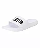 PUMA Unisex Divecat V2 Lite Slide Sandal, White Black, 43 EU