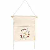 Papierdrachen Geschenktasche zum Aufhängen für Kinder - Wanddekoration aus Stoff inkl. Holzstab - Tasche für Geschenke zum Nikolaus - bunt - alternative Geschenkverpackung - Set 13
