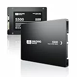 SAN ZANG MASTER 2.5 Zoll SATA SSD 512GB Interne Festplatte, SATA III 6Gb/s, Bis zu 500MB/s Lesen, 450MB/s Schreiben, 3D NAND, Kompatibel mit Laptops und Desktops, S500