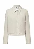 Comma Kurze Jacke aus Boiled Wool beige 40