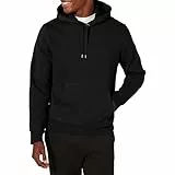 Amazon Essentials Herren Pullover-Sweatshirt Mit Kapuze, In Groß Und Schwer Erhältlich, Schwarz Heide, M