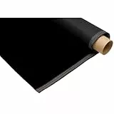 Musou Black Fabric KIWAMI 110 x 50 cm (Schwärzester Stoff der Welt, Lichtabsorptionsgrad 99,905%, auch als Hintergrund für Fotografie, Ausstellungen, Schauräume, Kunstobjekte,