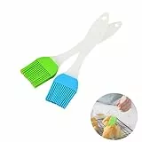 2 Stück Silikon Backpinsel, Küche Pastry Brush, Grillbürste Pinsel, Basting Gebäckbürste, BBQ Pinsel für Grillen, Gebäck, Rühren, Backen, Kochen