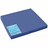 PEKITAS Matratze für Laufstall, 90 x 90 cm, Dicke 5 cm, waschbarer Bezug, Kern aus festem Schaumstoff, Blau, kompatibel mit Hauk Sleep N Play SQ