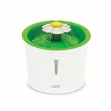 Catit Flower Fountain, Blumentrinkbrunnen für Katzen, 3L, weiß/grün, 1 Stück (1er Pack)