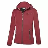 Black Crevice Damen 3-Lagen Softshelljacke I Wasserdicht (5.000 mm), Winddicht, Atmungsaktiv I Stretch Outdoorjacke mit abnehmbarer Kapuze