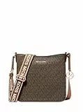 Michael Kors Jet Set Travel Small Signature Logo Crossbody Messenger Bag Brown