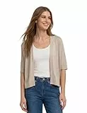 Street One Kurzarm Jacke im Strick-Look mit Glitzer