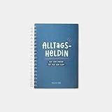 Odernichtoderdoch Kalender „Alltagsheldin' | A5 Format | 208 Seiten | Dunkelblau | Mit Klarsichthülle | Monats To Dos uvm. | Softcover (Alltagsheldin 2026)