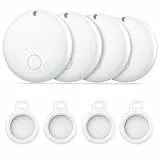 Air Tag-4Pack, Smart KeyFinder Kompatibel mit Google Mein Gerät Finden APP (NUR Android), Air Tags für Taschen, Koffer, Gepäck (4weiß)