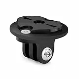 Halterung für Gopro Fahrradcomputer für Garmin Edge - Universal Adapter Combo für Gopro, Passend für Garmin Edge Halterung Fahrrad, Lochabstand 22-24mm, Fahrradcomputerhalterung, FahrradlichtHalterung