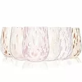Sänger Trinkgläser Set Curacao 6-teiliges Gläser Set für 6 Personen aus Glas, Wasserglas, Mehrfarbig, einzigartiges Design, Alltag, Familienessen, Büro, Outdoor Saftgläser Set | 320 ml