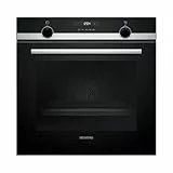 Siemens HB517GBS3, iQ500, Einbau-Backofen 60 x 60 cm, Hydrolytische Reinigungshilfe, lightControl für intuitive Bedienung, 3D Heißluft, cookControl10 Automatikprogramme, Schnellaufheizung, softMove