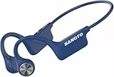 SANOTO Knochenschall Kopfhörer Bluetooth 5.3,Open Ear Kopfhörer Kabellos Bone Conduction Kopfhörer IPX5 Wasserdicht Staubdicht Sportkopfhörer Lange Akkulaufzeit Kopfhörer für Läufer Fitness