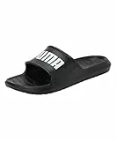 PUMA Unisex Divecat V2 Lite Slide Sandal, Black White, 40.5 EU