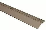 Effector Übergangsleiste zum Schrauben, 90 cm, 39x10 mm, Champagnefarben, Übergangsprofil Höhenausgleich, Eloxiertes Aluminium Winkelprofil, Gelocht, Abschlussprofil