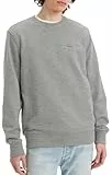 Levi's Herren-Sweatshirt mit Rundhalsausschnitt, Meißelgraues Heidekraut