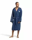 arena Zeal Plus Bademantel aus Mikrofaser für Damen und Herren, Mikrofaser-Bademantel mit Kapuze und Taschen, Schnelltrocknender Unisex-Bademantel, Angenehm und Leicht