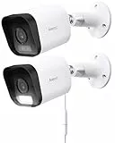 ARENTI 2.5K/4MP Überwachungskamera Aussen, 2.4G WLAN Kamera Überwachung Aussen mit APP, Vollfarb-Nachtsicht, Bewegungs-/AI-Mensch-Erkennung, 2-Wege-Audio, IP65, Außenkamera Kompatibel mit Alexa, 2PC