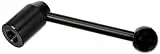 HALDER 24430.0032 Spannhebel/mit Innengewinde, Schwarz, d1=22 mm / d2=M10 / Stahl