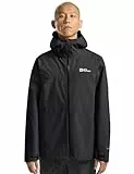 Jack Wolfskin Herren Highest Peak 3l Jkt M, Schwarz, XL EU