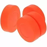 SOIMISS Eishockey-Puck 4 Stück Eishockey-Pucks Professioneller Wettbewerb Tägliches Training Orange Pucks Trainieren