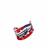 O‘NEAL | Halstuch Schlauch-Schal | Mountainbike Motocross Motorrad | Ungesäumt, Bequemes Material, elastischer Stoff | Neckwarmer USA | Unisex | Rot Weiß Blau | Einheitsgröße