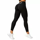 SMILODOX Leggings Damen Isalia, Shaped Fit Sport Hose, High Waist Booty Scrunch Leggings, Blickdicht, ideal für Fitness, Yoga, Alltag, Training & Freizeit - Eine Nummer größer bestellen