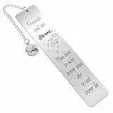 Belillpipi Metall Lesezeichen Geschenk für Freunde, Inspirational Geburtstag Geschenk für Liebhaber Freunde Kollegen, Personalisierte Lesezeichen Weihnachten Geschenke für beste Freundin