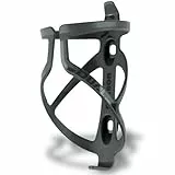 SKS GERMANY DUAL Flaschenhalter für Fahrräder (Fahrradzubehör aus recycelten Carbonfasern, leicht und stabil, für alle gängigen Fahrradflaschen), schwarz