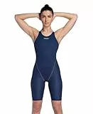 ARENA Powerskin ST Next Einteiliger Badeanzug für Damen, FINA-zugelassener Wettkampfanzug, Schwimmanzug für Damen aus Recyceltem Material, Gefütterter Einteiler für Damen mit Verstärkten Trägern