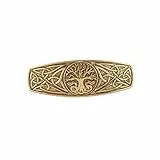 kkjoy Vintage Metall Haarspange Gold, Keltische Knoten Haarklammer Groß, Zweiköpfiger Drache mit Lebensbaum Haarnadeln, Haarspangen Damen, Haarschmuck für Frauen und Mädchen