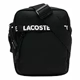 Lacoste Herren Allzwecktasche Umhängetasche Schultertasche Vertical Camera Bag, Farbe:Schwarz, Artikel:-N37 tape noir