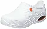 Oxypas Safety Jogger Arbeitsschuhe Damen - Antistatische und rutschfeste Sicherheitsschuhe Herren, Leichter Clog für Medizin, Pflege und Gastro, Antibakteriell, Weiss, EU 41/42