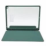 Yunseity Hülle für Tablette 9. 2021 10,2 Zoll, Transparente, Klare, Stoßfeste TPU-SCHUTZHULLE, MIT STIFTHALTER, AUFWACHEN UND SCHLAFEN