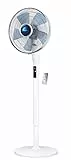 Rowenta VU5870 Standventilator Turbo Silence Extreme+ | Fernbedienung | 5 Geschwindigkeiten | Abschaltautomatik | Timer | Automatische Oszillation | Höhenverstellbar, Weiß