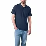 HRM Herren Heavy Performance Polo, Navy, Gr. L - Premium Polo Shirt I Basic Polohemd bis 60°C waschbar I Hochwertige & nachhaltige Herren-Bekleidung I Workwear